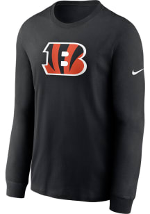 Nike Cincinnati Bengals Black Logo Long Sleeve T Shirt