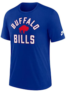 Nike Buffalo Bills Blue Rewind Triblend Short Sleeve Fashion T Shirt