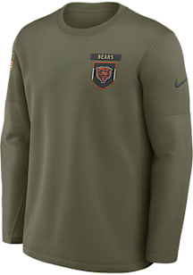 Nike Chicago Bears Mens Green Salute to Service Long Sleeve Sweatshirt