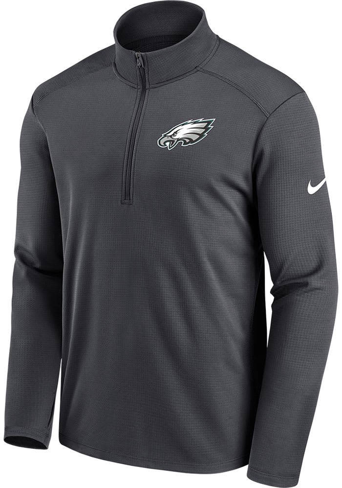 Nike Men's Philadelphia Eagles Performance Quarter-Zip Jacket Black L