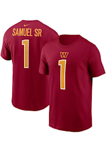 Deebo Samuel Washington Commanders Red Home Short Sleeve Player T Shirt