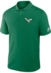 Nike Philadelphia Eagles Mens Kelly Green Rewind Victory Short Sleeve Polo