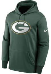 Nike Green Bay Packers Mens Green Prime Logo Therma Hood