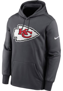 Nike Kansas City Chiefs Mens Grey Prime Logo Therma Hood