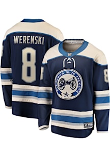 Zach Werenski Columbus Blue Jackets Mens Navy Blue Alt Breakaway Hockey Jersey