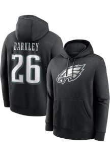 Saquon Barkley Philadelphia Eagles Mens Black Name Number Player Hood