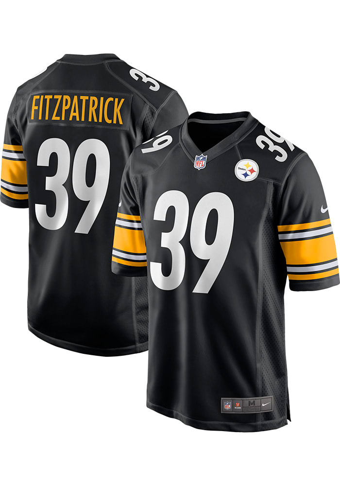 Minkah Fitzpatrick Nike Pittsburgh Steelers Black Home Game Football Jersey