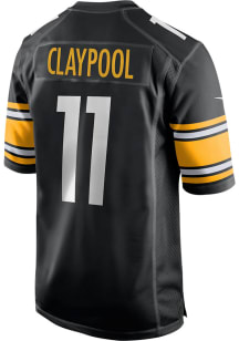 Chase Claypool  Nike Pittsburgh Steelers Black Home Game Football Jersey
