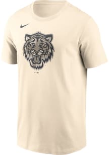 Nike Detroit Tigers White Camo Club Crew Short Sleeve T Shirt