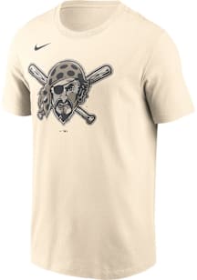 Nike Pittsburgh Pirates White Camo Club Crew Short Sleeve T Shirt