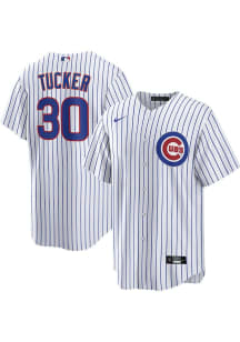 Kyle Tucker Chicago Cubs Mens Replica Home Jersey - White