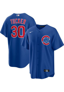 Kyle Tucker Chicago Cubs Mens Replica Alt Jersey - Blue
