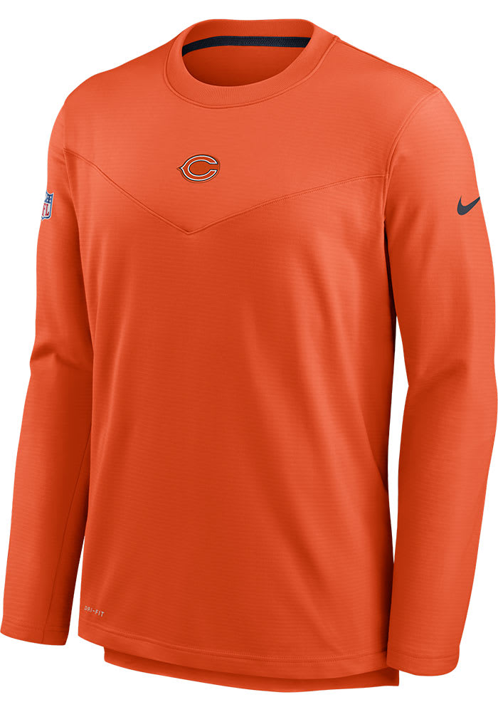 Nike Chicago Bears Mens Navy Blue TL Dri-Fit Long Sleeve Sweatshirt