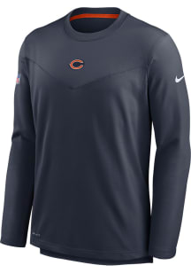 Nike Chicago Bears Mens Orange Dry Top Long Sleeve Sweatshirt