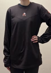 Nike Cleveland Browns Mens Brown Dry Top Long Sleeve Sweatshirt