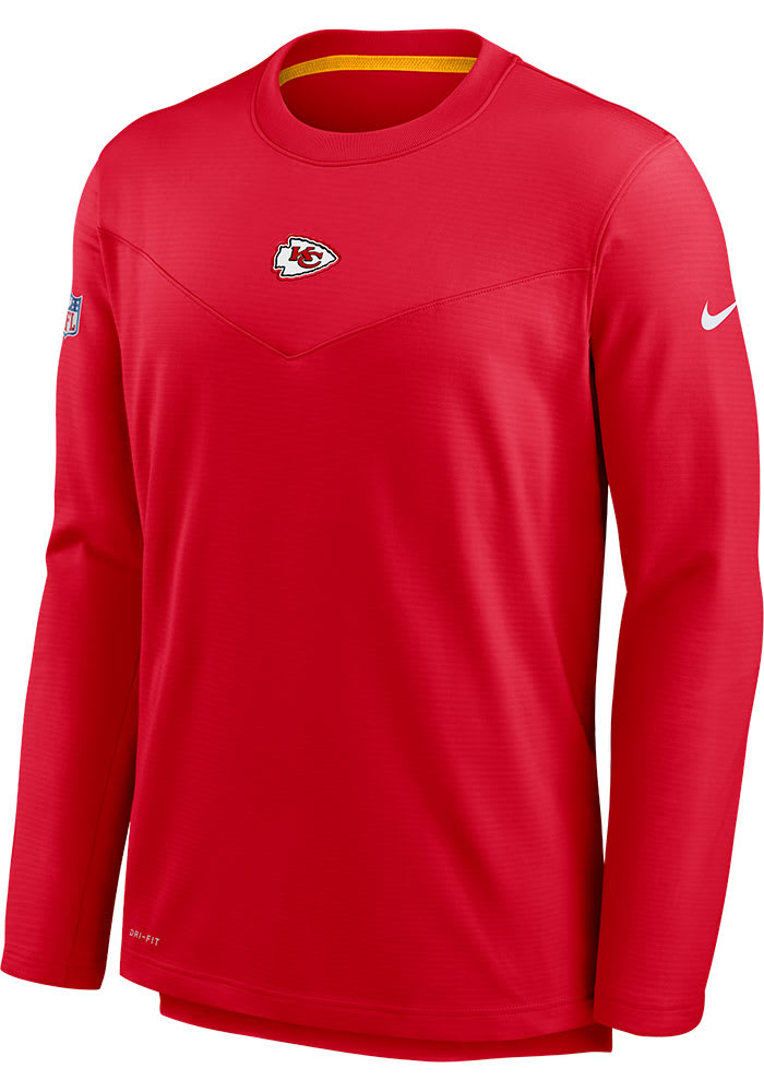 Men's Nike Red Kansas City Chiefs Sideline Player UV Performance T-Shirt