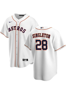 Jon Singleton Houston Astros Mens Replica Home Jersey - White