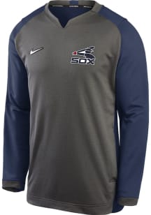Nike Chicago White Sox Mens Charcoal Authentic Thermal Long Sleeve Sweatshirt