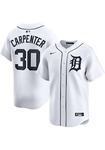 Kerry Carpenter Nike Detroit Tigers Mens White Home Limited Baseball Jersey