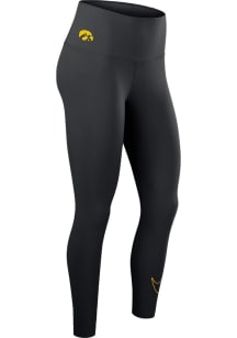 Womens Iowa Hawkeyes Black Nike 7/8 Pants