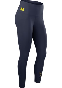 Womens Michigan Wolverines Blue Nike 7/8 Pants