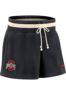 Nike Ohio State Buckeyes Womens Black Phoenix Shorts