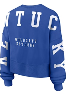 Nike Kentucky Wildcats Womens Blue Phoenix Crew Sweatshirt
