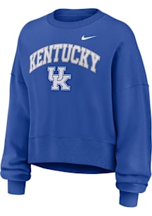 Nike Kentucky Wildcats Womens Blue Phoenix Crew Sweatshirt