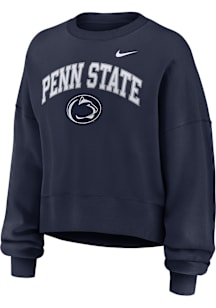 Nike Penn State Nittany Lions Womens Navy Blue Phoenix Crew Sweatshirt