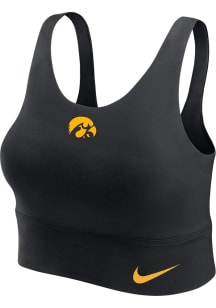 Womens Iowa Hawkeyes Black Nike Longline Tank Top
