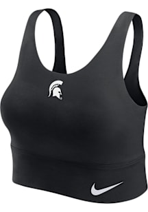 Nike Michigan State Spartans Womens Black Longline Tank Top