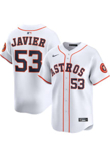 Cristian Javier Nike Houston Astros Mens White Home Limited Baseball Jersey