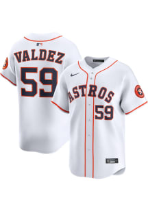 Framber Valdez Nike Houston Astros Mens White Home Limited Baseball Jersey