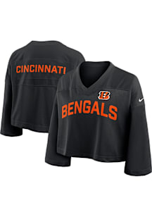 Cincinnati Bengals Womens Nike Jersey Fashion Football Jersey - Black