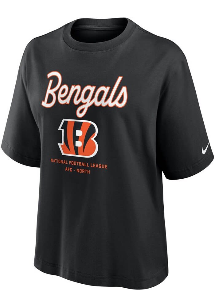 Nike Cincinnati Bengals Womens BLACK Essential T-Shirt