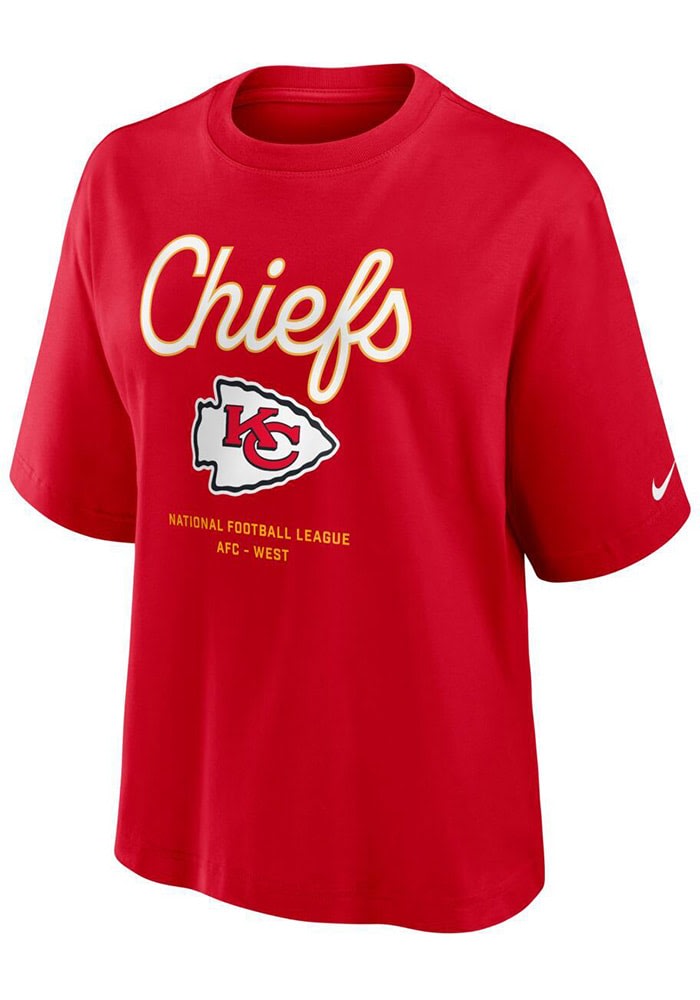 Nike Kansas City Chiefs Womens Red Essential T-Shirt - 173229254