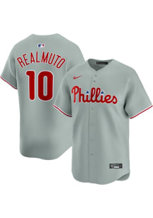 JT Realmuto Nike Philadelphia Phillies Mens Grey Road Limited Baseball Jersey