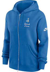 Nike Detroit Lions Womens Blue Phoenix Long Sleeve Full Zip Jacket
