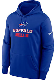 Nike Buffalo Bills Mens Blue Therma Hood