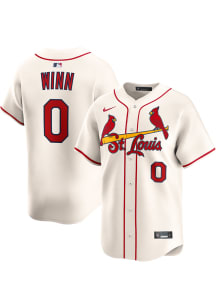 Masyn Winn Nike St Louis Cardinals Mens Ivory Alt Limited Baseball Jersey