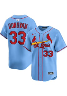 Brendan Donovan Nike St Louis Cardinals Mens Light Blue Alt Limited Baseball Jersey