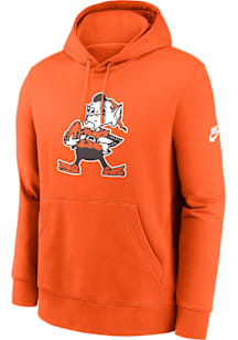 Nike Cleveland Browns Mens Orange Club Long Sleeve Hoodie