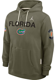 Nike Florida Gators Mens Olive DriFIT Jordan Hood