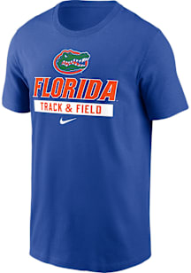 Nike Florida Gators Blue Track and Field Short Sleeve T Shirt