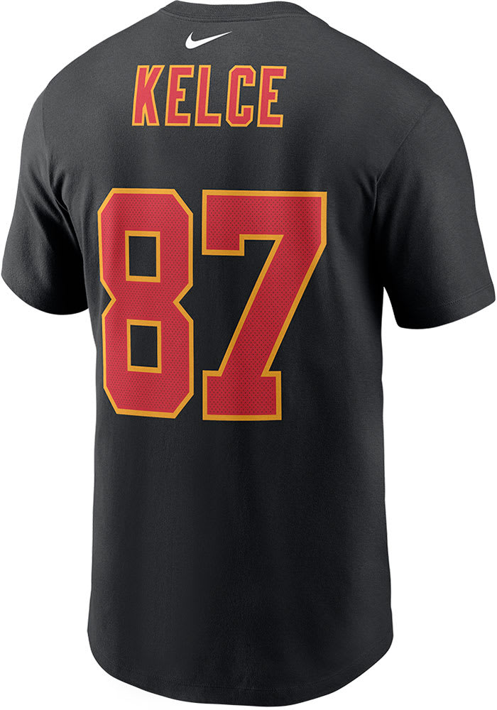 Nike Men's Kansas City Chiefs Travis Kelce #87 T-Shirt - XL (extra Large)