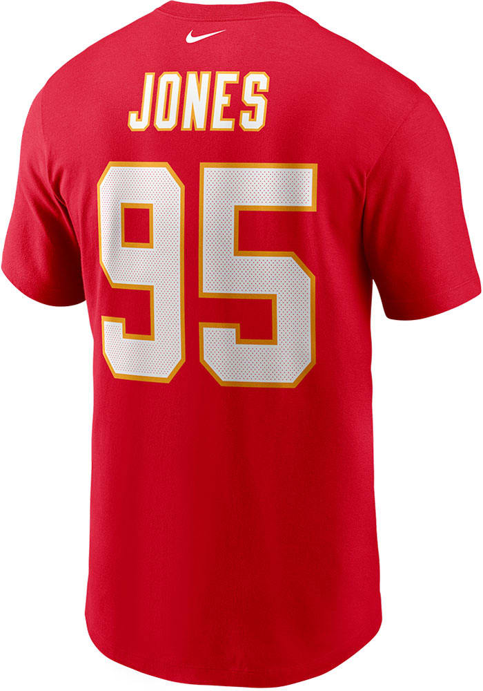 Nike Kansas City Chiefs No95 Chris Jones Black Youth Stitched NFL Limited Rush Jersey
