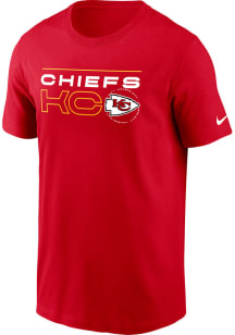 Nike Kansas City Chiefs Red Broadcast Essential Short Sleeve T Shirt