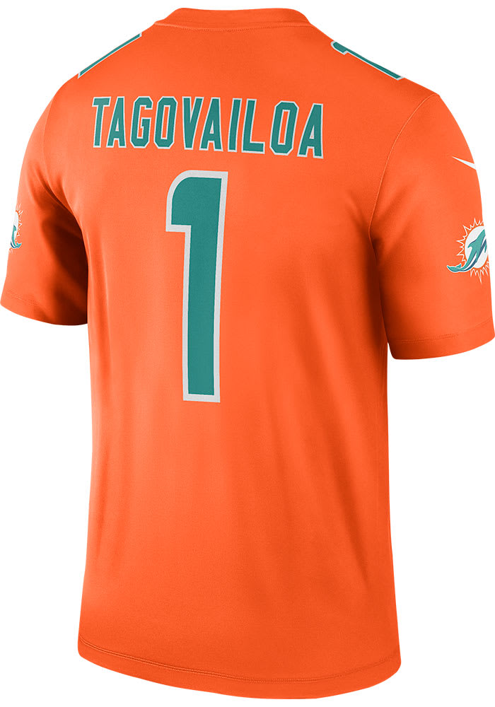 Tua Tagovailoa Miami Dolphins Inverted Legend Jersey - Orange