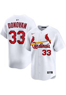 Brendan Donovan Nike St Louis Cardinals Mens White Home Limited Baseball Jersey