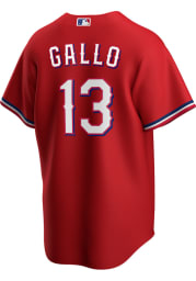 Joey Gallo Texas Rangers Mens Replica Alternate Jersey - Red